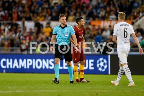  02.10.2018 ROMA / RZYM<br />
PILKA NOZNA - MECZ FAZY GRUPOWEJ LIGI MISTRZOW 2018/2019<br />
FOOTBALL - CHAMPIONS LEAGUE MATCH GROUP STAGE <br />
AS ROMA - VIKTORIA PLZEN<br />
N/Z PAWEL RACZKOWSKI<br />
 