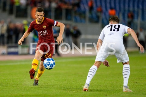  02.10.2018 ROMA / RZYM<br />
PILKA NOZNA - MECZ FAZY GRUPOWEJ LIGI MISTRZOW 2018/2019<br />
FOOTBALL - CHAMPIONS LEAGUE MATCH GROUP STAGE <br />
AS ROMA - VIKTORIA PLZEN<br />
N/Z ALESSANDRO FLORENZI<br />
 