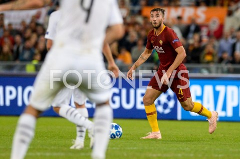  02.10.2018 ROMA / RZYM<br />
PILKA NOZNA - MECZ FAZY GRUPOWEJ LIGI MISTRZOW 2018/2019<br />
FOOTBALL - CHAMPIONS LEAGUE MATCH GROUP STAGE <br />
AS ROMA - VIKTORIA PLZEN<br />
N/Z BRIAN CRISTANTE<br />
 