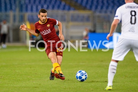  02.10.2018 ROMA / RZYM<br />
PILKA NOZNA - MECZ FAZY GRUPOWEJ LIGI MISTRZOW 2018/2019<br />
FOOTBALL - CHAMPIONS LEAGUE MATCH GROUP STAGE <br />
AS ROMA - VIKTORIA PLZEN<br />
N/Z ALESSANDRO FLORENZI SYLWETKA<br />
 