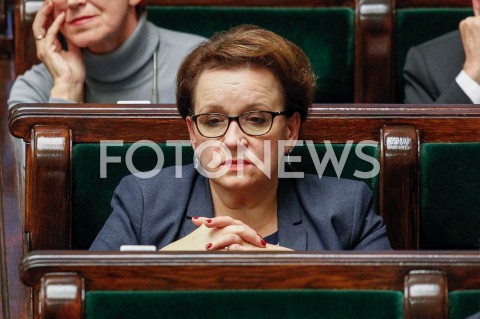  04.10.2018 WARSZAWA SEJM <br />POSIEDZENIE SEJMU <br />N/Z ANNA ZALEWSKA<br /> 