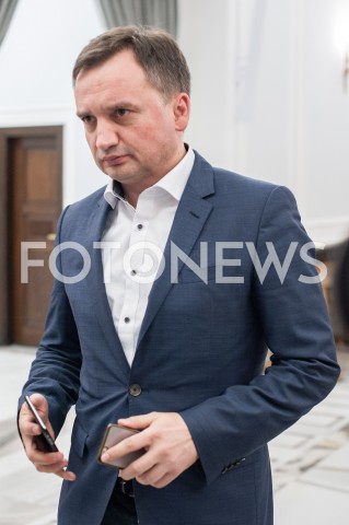  04.10.2018 WARSZAWA SEJM<br />POSIEDZENIE SEJMU<br />N/Z ZBIGNIEW ZIOBRO<br /> 