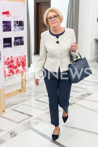  04.10.2018 WARSZAWA SEJM<br />POSIEDZENIE SEJMU<br />N/Z MARZENA MACHALEK<br /> 