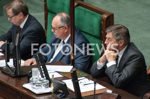  04.10.2018 WARSZAWA SEJM<br />POSIEDZENIE SEJMU<br />N/Z MAREK KUCHCINSKI<br /> 