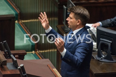  04.10.2018 WARSZAWA SEJM<br />POSIEDZENIE SEJMU<br />N/Z RYSZARD PETRU<br /> 
