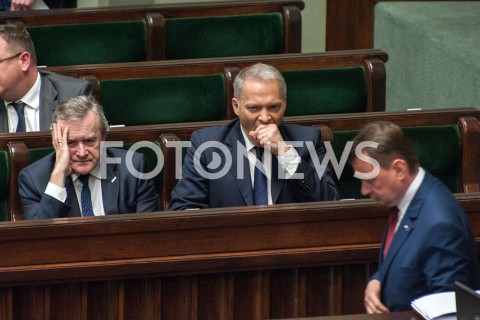  04.10.2018 WARSZAWA SEJM<br />POSIEDZENIE SEJMU<br />N/Z PIOTR GLINSKI JACEK ZALEK MARIUSZ BLASZCZAK<br /> 