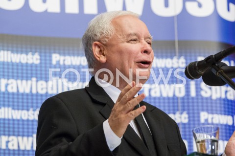  06.10.2018 KROSNO <br />SPOTKANIE WYBORCZE PREZESA PIS JAROSLAWA KACZYNSKIEGO Z MIESZKANCAMI KROSNA <br />N/Z JAROSLAW KACZYNSKI<br /> 