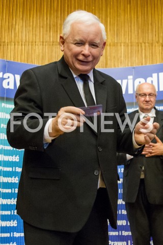  06.10.2018 KROSNO <br />SPOTKANIE WYBORCZE PREZESA PIS JAROSLAWA KACZYNSKIEGO Z MIESZKANCAMI KROSNA <br />N/Z JAROSLAW KACZYNSKI<br /> 