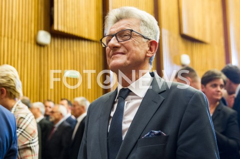  06.10.2018 KROSNO <br />SPOTKANIE WYBORCZE PREZESA PIS JAROSLAWA KACZYNSKIEGO Z MIESZKANCAMI KROSNA <br />N/Z STANISLAW PIOTROWICZ<br /> 