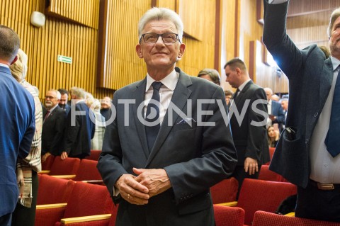  06.10.2018 KROSNO <br />SPOTKANIE WYBORCZE PREZESA PIS JAROSLAWA KACZYNSKIEGO Z MIESZKANCAMI KROSNA <br />N/Z STANISLAW PIOTROWICZ<br /> 