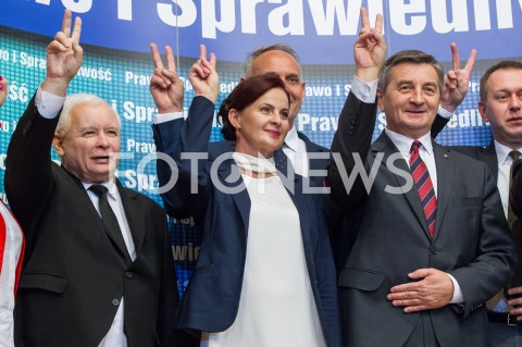  06.10.2018 KROSNO <br />SPOTKANIE WYBORCZE PREZESA PIS JAROSLAWA KACZYNSKIEGO Z MIESZKANCAMI KROSNA <br />N/Z JAROSLAW KACZYNSKI MAREK KUCHCINSKI<br /> 