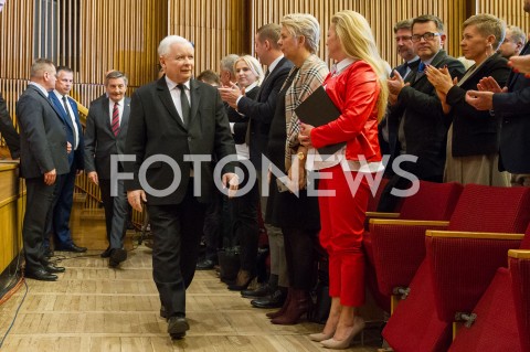  06.10.2018 KROSNO <br />SPOTKANIE WYBORCZE PREZESA PIS JAROSLAWA KACZYNSKIEGO Z MIESZKANCAMI KROSNA <br />N/Z JAROSLAW KACZYNSKI MAREK KUCHCINSKI<br /> 