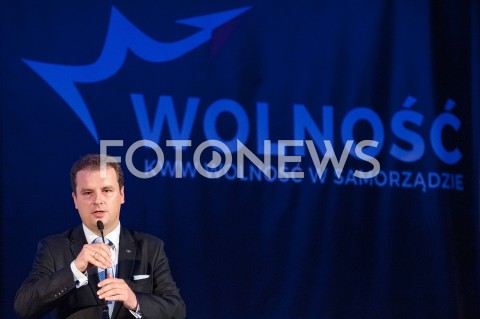  07.10.2018 WARSZAWA<br />KONWENCJA WYBORCZA PARTII WOLNOSC<br />N/Z JACEK WILK<br /> 