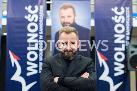  07.10.2018 WARSZAWA<br />KONWENCJA WYBORCZA PARTII WOLNOSC<br />N/Z PIOTR MARZEC LIROY<br /> 