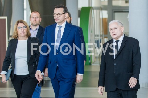  07.10.2018 RZESZOW ( JASIONKA )<br />SPOTKANIE WYBORCZE PIS Z UDZIALEM PREMIERA MATEUSZA MORAWIECKIEGO I PREZESA PIS JAROSLAWA KACZYNSKIEGO <br />N/Z BEATA MAZUREK PREMIER MATEUSZ MORAWIECKI JAROSLAW KACZYNSKI <br /> 