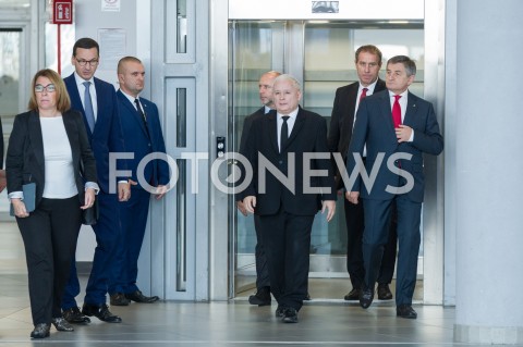  07.10.2018 RZESZOW ( JASIONKA )<br />SPOTKANIE WYBORCZE PIS Z UDZIALEM PREMIERA MATEUSZA MORAWIECKIEGO I PREZESA PIS JAROSLAWA KACZYNSKIEGO <br />N/Z BEATA MAZUREK PREMIER MATEUSZ MORAWIECKI JAROSLAW KACZYNSKI MAREK KUCHCINSKI<br /> 