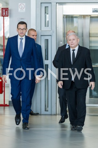  07.10.2018 RZESZOW ( JASIONKA )<br />SPOTKANIE WYBORCZE PIS Z UDZIALEM PREMIERA MATEUSZA MORAWIECKIEGO I PREZESA PIS JAROSLAWA KACZYNSKIEGO <br />N/Z JAROSLAW KACZYNSKI PREMIER MATEUSZ MORAWIECKI<br /> 