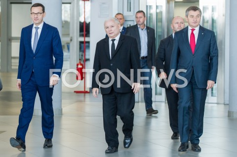  07.10.2018 RZESZOW ( JASIONKA )<br />SPOTKANIE WYBORCZE PIS Z UDZIALEM PREMIERA MATEUSZA MORAWIECKIEGO I PREZESA PIS JAROSLAWA KACZYNSKIEGO <br />N/Z PREMIER MATEUSZ MORAWIECKI JAROSLAW KACZYNSKI MAREK KUCHCINSKI<br /> 