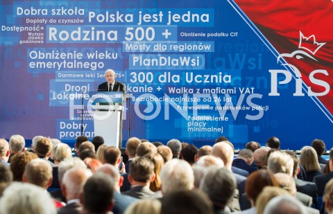  07.10.2018 RZESZOW ( JASIONKA )<br />SPOTKANIE WYBORCZE PIS Z UDZIALEM PREMIERA MATEUSZA MORAWIECKIEGO I PREZESA PIS JAROSLAWA KACZYNSKIEGO <br />N/Z JAROSLAW KACZYNSKI<br /> 