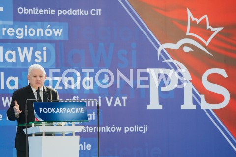  07.10.2018 RZESZOW ( JASIONKA )<br />SPOTKANIE WYBORCZE PIS Z UDZIALEM PREMIERA MATEUSZA MORAWIECKIEGO I PREZESA PIS JAROSLAWA KACZYNSKIEGO <br />N/Z JAROSLAW KACZYNSKI<br /> 