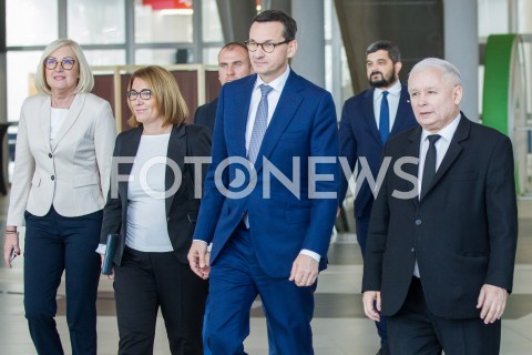 07.10.2018 RZESZOW ( JASIONKA )<br />SPOTKANIE WYBORCZE PIS Z UDZIALEM PREMIERA MATEUSZA MORAWIECKIEGO I PREZESA PIS JAROSLAWA KACZYNSKIEGO <br />N/Z JOANNA KOPCINSKA BEATA MAZUREK PREMIER MATEUSZ MORAWIECKI JAROSLAW KACZYNSKI <br /> 