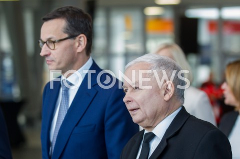  07.10.2018 RZESZOW ( JASIONKA )<br />SPOTKANIE WYBORCZE PIS Z UDZIALEM PREMIERA MATEUSZA MORAWIECKIEGO I PREZESA PIS JAROSLAWA KACZYNSKIEGO <br />N/Z JAROSLAW KACZYNSKI PREMIER MATEUSZ MORAWIECKI<br /> 