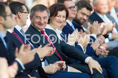  07.10.2018 RZESZOW ( JASIONKA )<br />SPOTKANIE WYBORCZE PIS Z UDZIALEM PREMIERA MATEUSZA MORAWIECKIEGO I PREZESA PIS JAROSLAWA KACZYNSKIEGO <br />N/Z PREMIER MATEUSZ MORAWIECKI MAREK KUCHCINSKI<br /> 