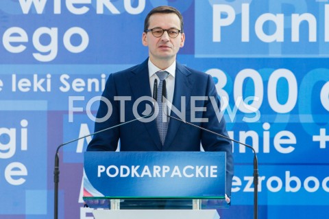  07.10.2018 RZESZOW ( JASIONKA )<br />SPOTKANIE WYBORCZE PIS Z UDZIALEM PREMIERA MATEUSZA MORAWIECKIEGO I PREZESA PIS JAROSLAWA KACZYNSKIEGO <br />N/Z PREMIER MATEUSZ MORAWIECKI<br /> 