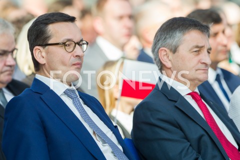  07.10.2018 RZESZOW ( JASIONKA )<br />SPOTKANIE WYBORCZE PIS Z UDZIALEM PREMIERA MATEUSZA MORAWIECKIEGO I PREZESA PIS JAROSLAWA KACZYNSKIEGO <br />N/Z PREMIER MATEUSZ MORAWIECKI MAREK KUCHCINSKI<br /> 