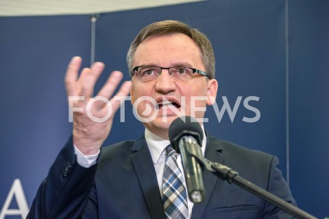  08.10.2018 WARSZAWA<br />KONFERENCJA MINISTRA SPRAWIEDLIWOSCI W PROKURATURZE KRAJOWEJ<br />N/Z ZBIGNIEW ZIOBRO<br /> 