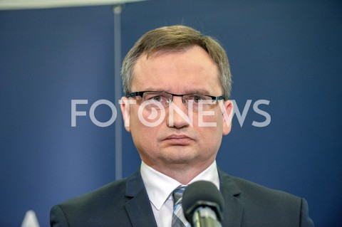  08.10.2018 WARSZAWA<br />KONFERENCJA MINISTRA SPRAWIEDLIWOSCI W PROKURATURZE KRAJOWEJ<br />N/Z ZBIGNIEW ZIOBRO<br /> 