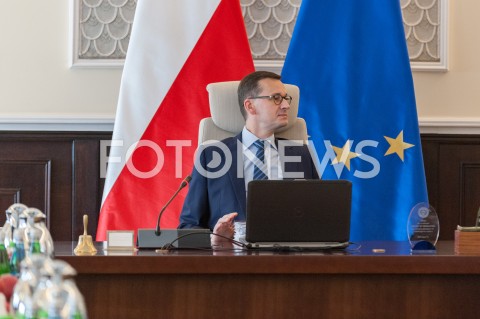  09.10.2018 WARSZAWA<br />POSIEDZENIE RADY MINISTROW<br />N/Z MATEUSZ MORAWIECKI<br /> 