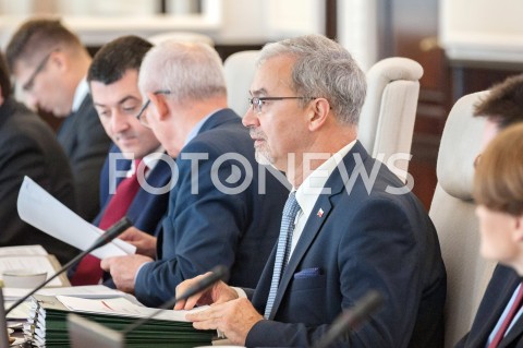  09.10.2018 WARSZAWA<br />POSIEDZENIE RADY MINISTROW<br />N/Z JERZY KWIECINSKI<br /> 
