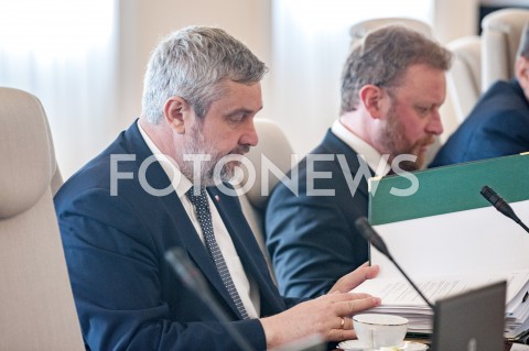  09.10.2018 WARSZAWA<br />POSIEDZENIE RADY MINISTROW<br />N/Z JAN KRZYSZTOF ARDANOWSKI LUKASZ SZUMOWSKI<br /> 