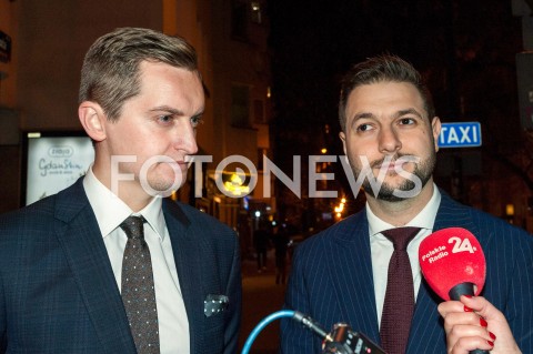  10.10.2018 WARSZAWA<br />SPACER PATRYKA JAKIEGO PO ULICY POZNANSKIEJ<br />N/Z PATRYK JAKI SEBASTIAN KALETA<br /> 