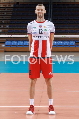  10.10.2018 RZESZOW <br />
SESJA ZDJECIOWA SIATKARZY ASSECO RESOVIA<br />
SEZON 2018/2019<br />
N/Z LUKASZ PERLOWSKI<br />
 