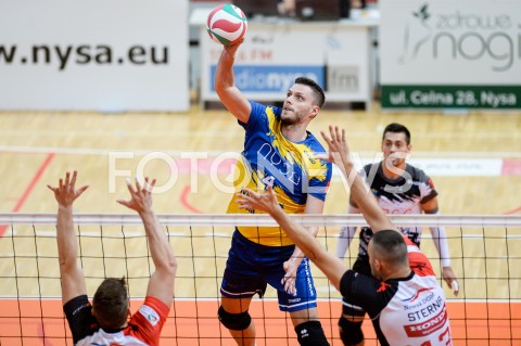  10.10.2018 NYSA<br />SIATKOWKA - POLSKA 1. LIGA MEZCZYZN SEZON 2018/2019<br />MECZ STAL NYSA - KPS SIEDLCE<br />N/Z KAMIL DLUGOSZ<br /> 