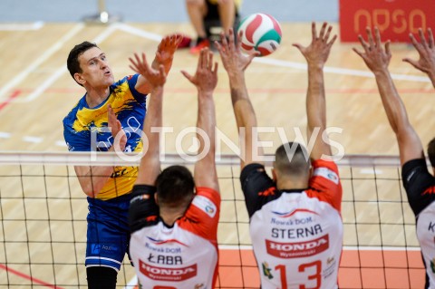  10.10.2018 NYSA<br />SIATKOWKA - POLSKA 1. LIGA MEZCZYZN SEZON 2018/2019<br />MECZ STAL NYSA - KPS SIEDLCE<br />N/Z LUKASZ KACZOROWSKI<br /> 