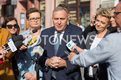 Konferencja liderów Koalicji Obywatelskiej i Hanny Zdanowskiej w Łodzi