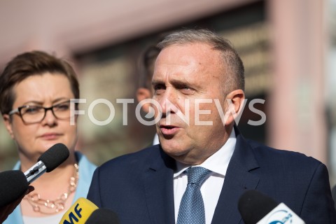  11.10.2018 LODZ<br />
KONFERENCJA LIDEROW KOALICJI OBYWATELSKIEJ I HANNY ZDANOWSKIEJ W LODZI<br />
N/Z GRZEGORZ SCHETYNA <br />
 