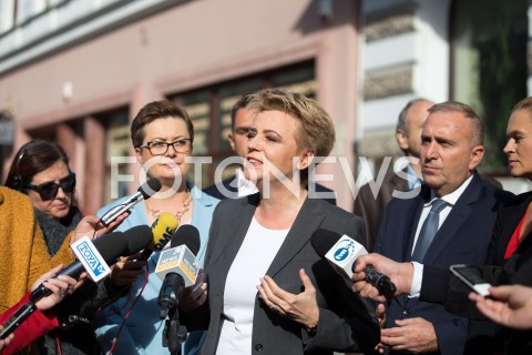  11.10.2018 LODZ<br />
KONFERENCJA LIDEROW KOALICJI OBYWATELSKIEJ I HANNY ZDANOWSKIEJ W LODZI<br />
N/Z HANNA ZDANOWSKA<br />
 