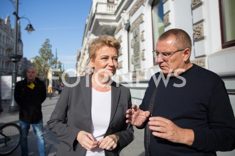  11.10.2018 LODZ<br />
KONFERENCJA LIDEROW KOALICJI OBYWATELSKIEJ I HANNY ZDANOWSKIEJ W LODZI<br />
N/Z HANNA ZDANOWSKA<br />
 