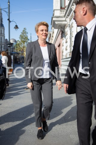  11.10.2018 LODZ<br />
KONFERENCJA LIDEROW KOALICJI OBYWATELSKIEJ I HANNY ZDANOWSKIEJ W LODZI<br />
N/Z HANNA ZDANOWSKA<br />
 