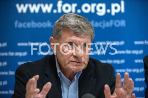  12.10.2018 WARSZAWA<br />KONFERENCJA FORUM OBYWATELSKIEGO ROZWOJU FOR NA TEMAT DEMONTAZU SAMORZADU W POLSCE<br />N/Z LESZEK BALCEROWICZ<br /> 