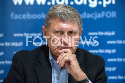  12.10.2018 WARSZAWA<br />KONFERENCJA FORUM OBYWATELSKIEGO ROZWOJU FOR NA TEMAT DEMONTAZU SAMORZADU W POLSCE<br />N/Z LESZEK BALCEROWICZ<br /> 