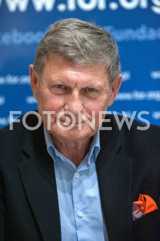  12.10.2018 WARSZAWA<br />KONFERENCJA FORUM OBYWATELSKIEGO ROZWOJU FOR NA TEMAT DEMONTAZU SAMORZADU W POLSCE<br />N/Z LESZEK BALCEROWICZ<br /> 