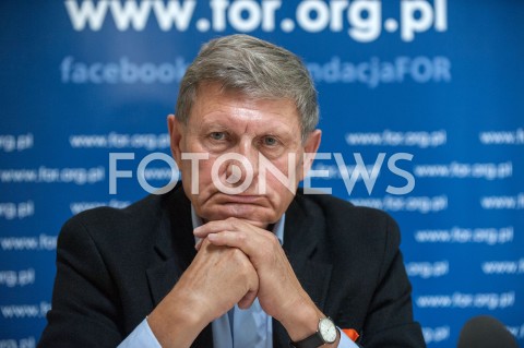  12.10.2018 WARSZAWA<br />KONFERENCJA FORUM OBYWATELSKIEGO ROZWOJU FOR NA TEMAT DEMONTAZU SAMORZADU W POLSCE<br />N/Z LESZEK BALCEROWICZ<br /> 