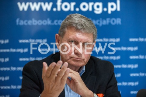  12.10.2018 WARSZAWA<br />KONFERENCJA FORUM OBYWATELSKIEGO ROZWOJU FOR NA TEMAT DEMONTAZU SAMORZADU W POLSCE<br />N/Z LESZEK BALCEROWICZ<br /> 