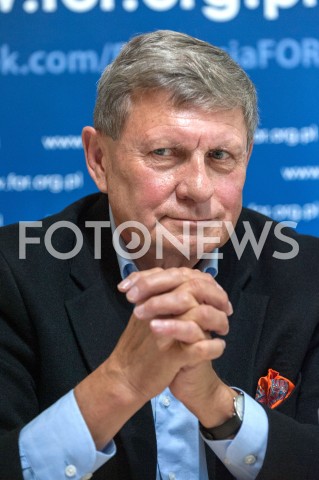  12.10.2018 WARSZAWA<br />KONFERENCJA FORUM OBYWATELSKIEGO ROZWOJU FOR NA TEMAT DEMONTAZU SAMORZADU W POLSCE<br />N/Z LESZEK BALCEROWICZ<br /> 