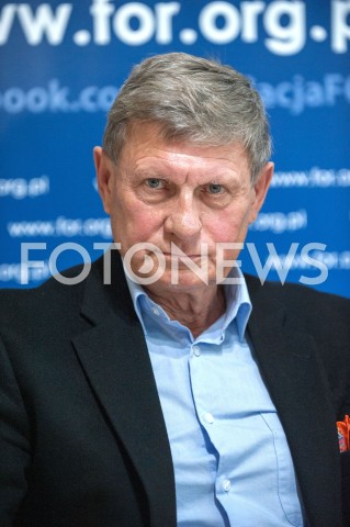  12.10.2018 WARSZAWA<br />KONFERENCJA FORUM OBYWATELSKIEGO ROZWOJU FOR NA TEMAT DEMONTAZU SAMORZADU W POLSCE<br />N/Z LESZEK BALCEROWICZ<br /> 